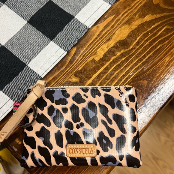 Consuela Leopard Print Tote - Cream and Black - Picture 7 of 7